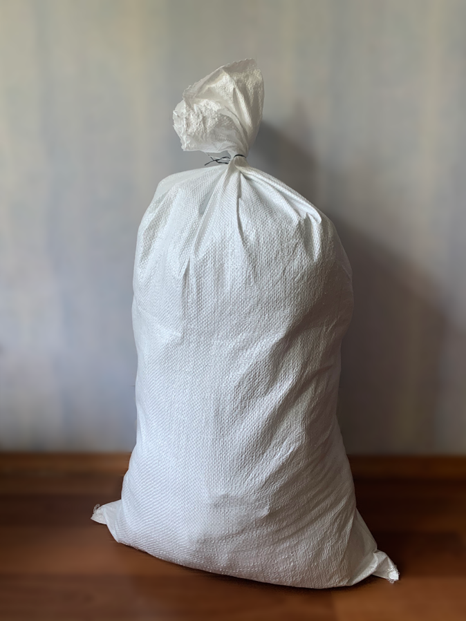 Мешок полипропиленовый белый 55х105 см, 50г (Украина)