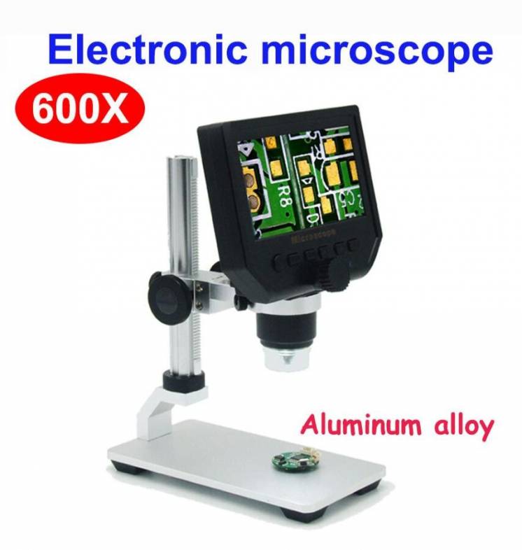 Цифровой видео микроскоп G600 со встроенным монитором 4.3