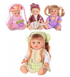 Интерактивная кукла алина 5079 в рюкзаке, музыкальная кукла 5138 в асс