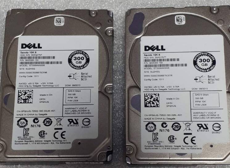 Серверные диски Dell SAS 2.5