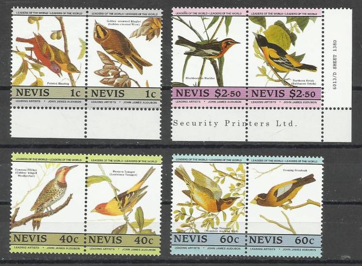 Продам марки Невис (Карибские острова) 1985 Фауна