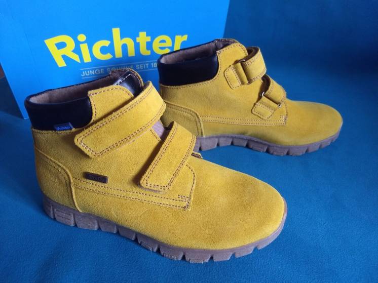 Зимние непромокаемые ботинки на липучках Richer, 33 размер