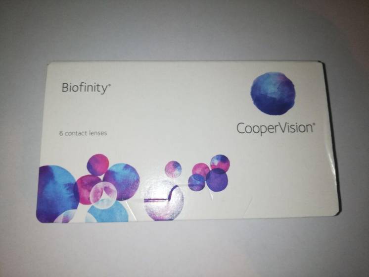 Контактные линзы Biofinity (CooperVision) - 6шт