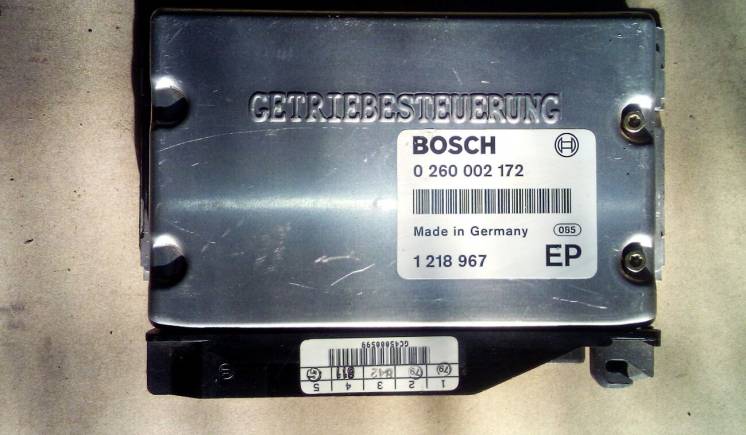 BMW 3 E36 Модуль автоматической коробки передач 0260002172/1218967 Bos