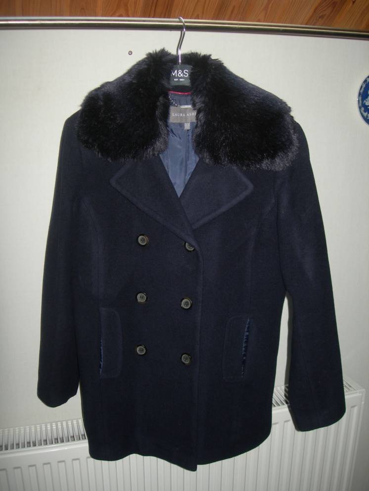 Стильное пальто, Laura Ashley, 80% шерсть, р 12, наш 48