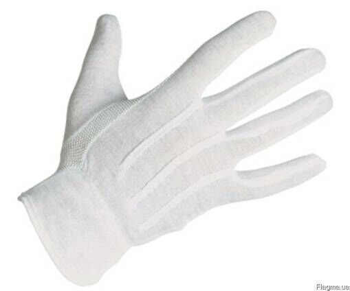 Перчатки для официантов белые