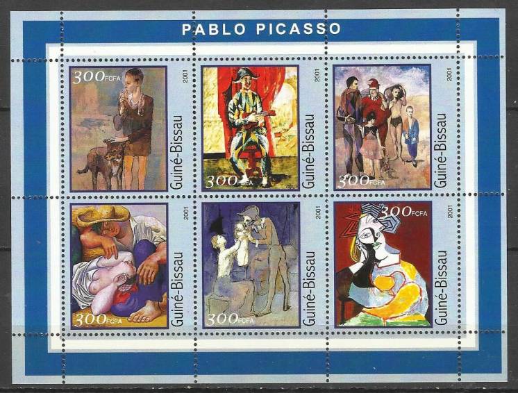 Продам марки Гвинеи-Бисау  2001 Пикассо (Блок)