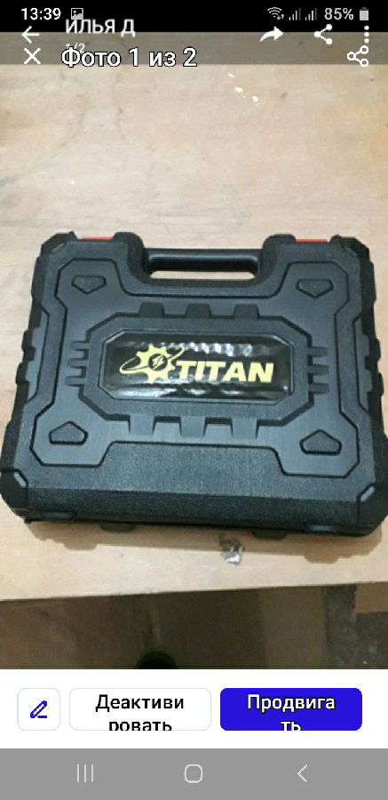 Аккумуляторный шуруповерт TITAN BDS-12
