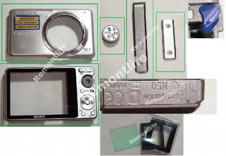Sony DSC-S950 крышка корпус бок держатель стекло