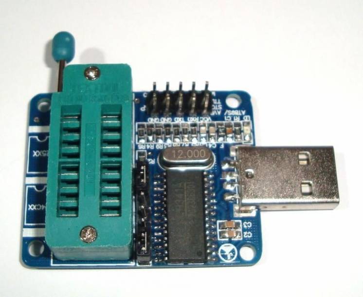 USB Программатор SPI 24x 25x Dip8