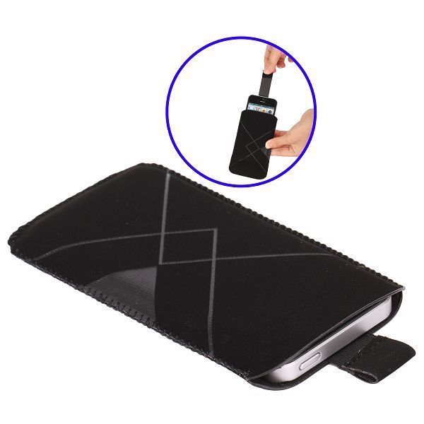 Черный чехол мешочек для iPhone 5