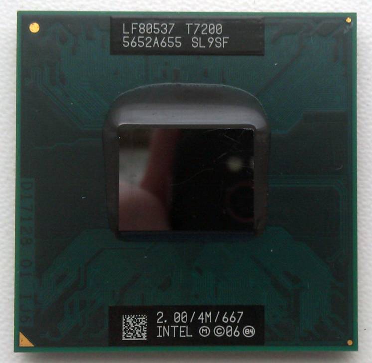 Процессор для ноутбука Intel Core 2 Duo T7200 SL9SF Socket M