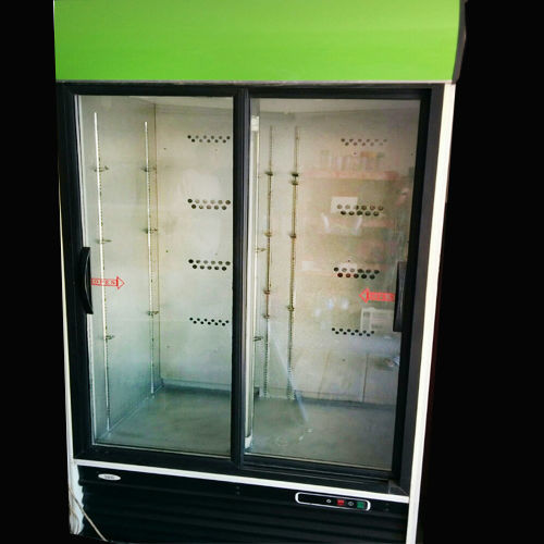Холодильный шкаф бу стеклянные двери AEG - европейское качество!
