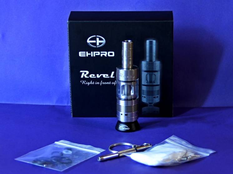 Обслуживаемый атомайзер Revel RDTA для электронных сигарет.