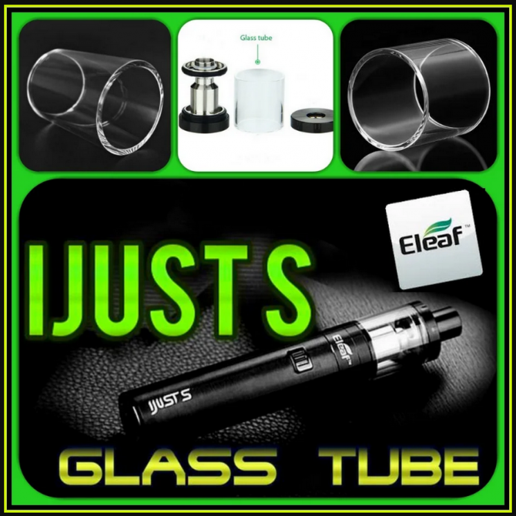 Eleaf iJust S Glass Tube. Колба запасная для атомайзера. Стекло.