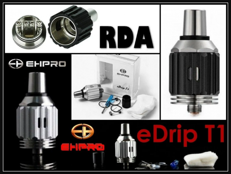 Дрипка EHPRO eDrip Т1 RDA от  Billow V2 для электрон сигарет Оригинал.