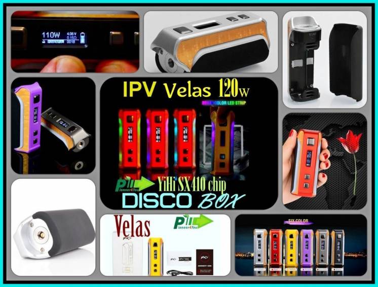 IPV Velas 120W TC YiHi SX-410 Chip. Боксмод. Оригинал от Pioneer4you.
