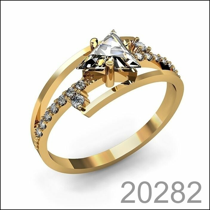 Золотое кольцо 585 пробы лучший подарок! (20282)