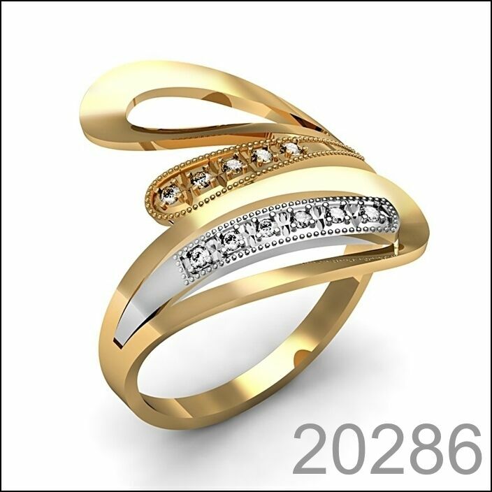 Кольцо золото 585 пробы высшее качество! (20286)
