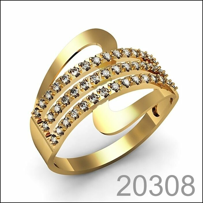 Золотое кольцо 585 пробы лучший подарок! (20308)