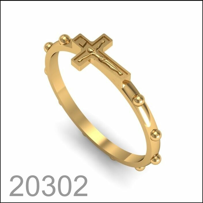 Кольцо золото вервечка 585 пробы (20302)