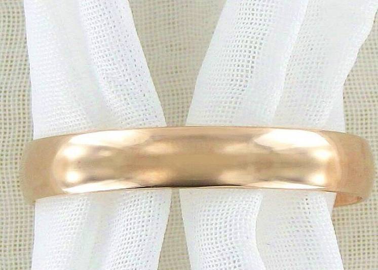 Обручальное кольцо 585 пробы (4 мм)