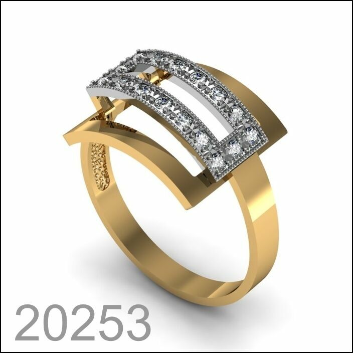 Кольцо золото 585 пробы любой размер! (20253)