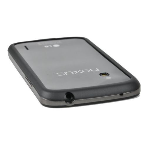 Бампер + 2 защитных пленок Nexus 4 lG E960 Черный
