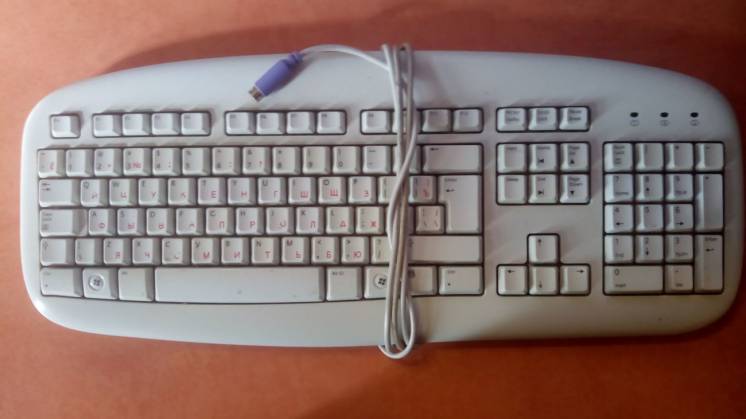 Клавиатура PS/2 Logitech Deluxe Y-SU61 White