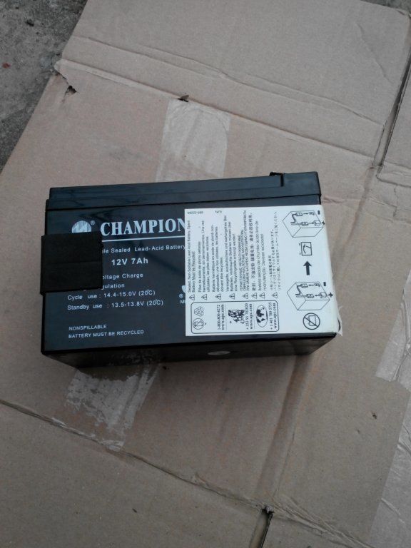 Аккумулятор батарея Champion 12V 7Ah для ИБП