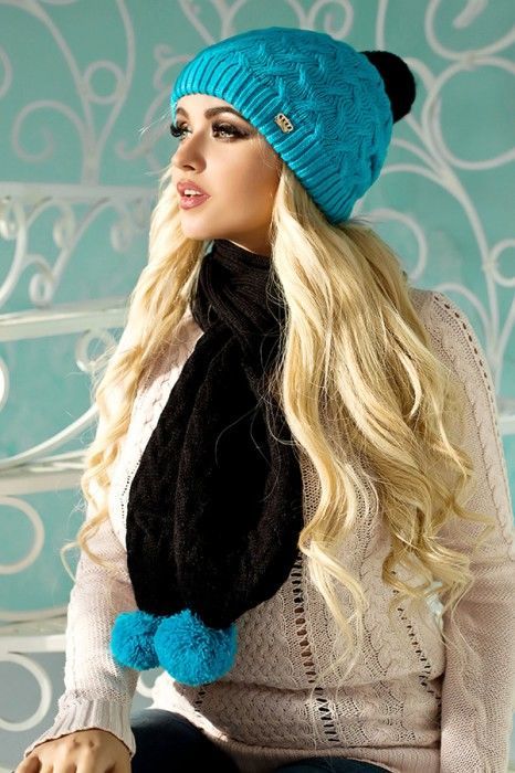 Комплект «Стефани» (шапка и шарф) на выбор
