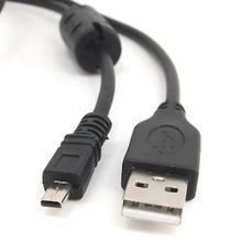 USB кабель для фотоаппаратов Nikon UC-E6 качественный с фильтром, 1,5м