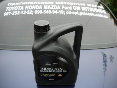 Оригинальное моторное масло Hyundai Turbo Syn Sae 5w-30 Sm/gf-4 4л.