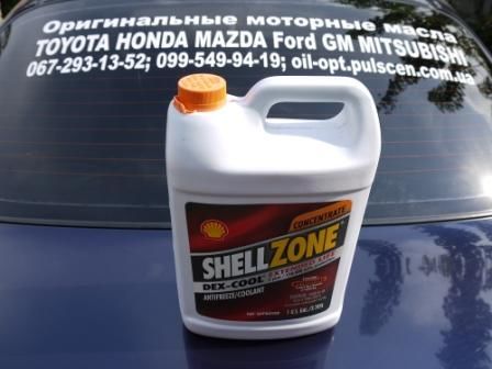 Охлаждающая жидкость Shellzone Antifreeze Dex-Сool -80c(красный)3,78л