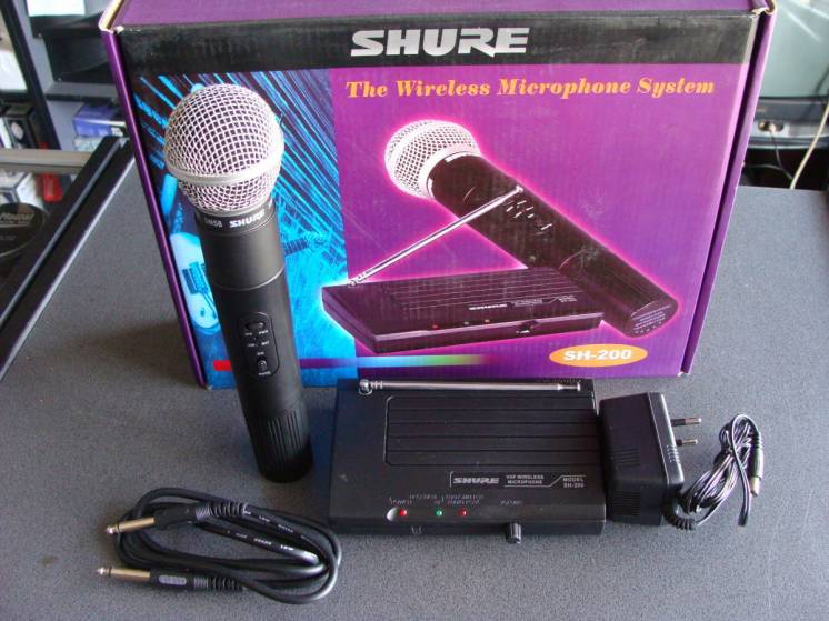 Радиомикрофон Shure sh200 и другие микрофоны