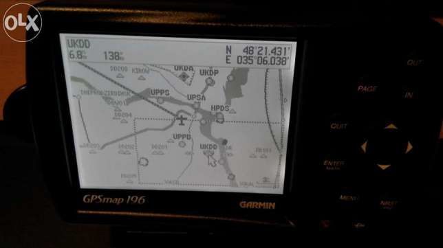 Garmin GPSmap 196 авиационный навигатор авіаційний навігатор