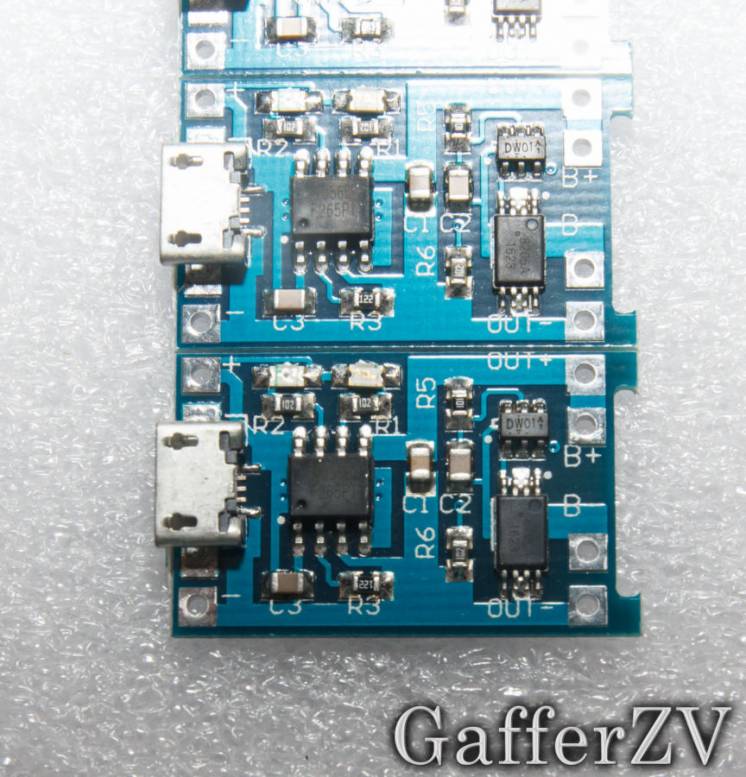 Micro-usb контроллер заряда/разряда Li-ion аккумуляторов Tp4056