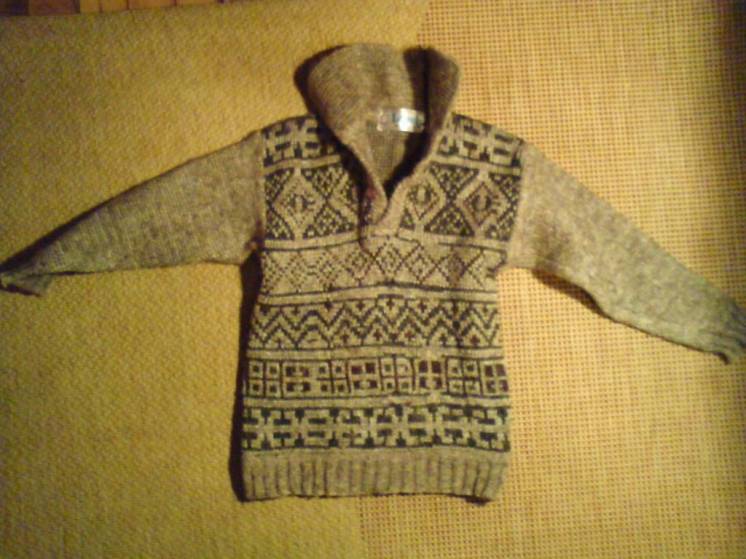 свитер на мальчика 4-8 лет шерсть