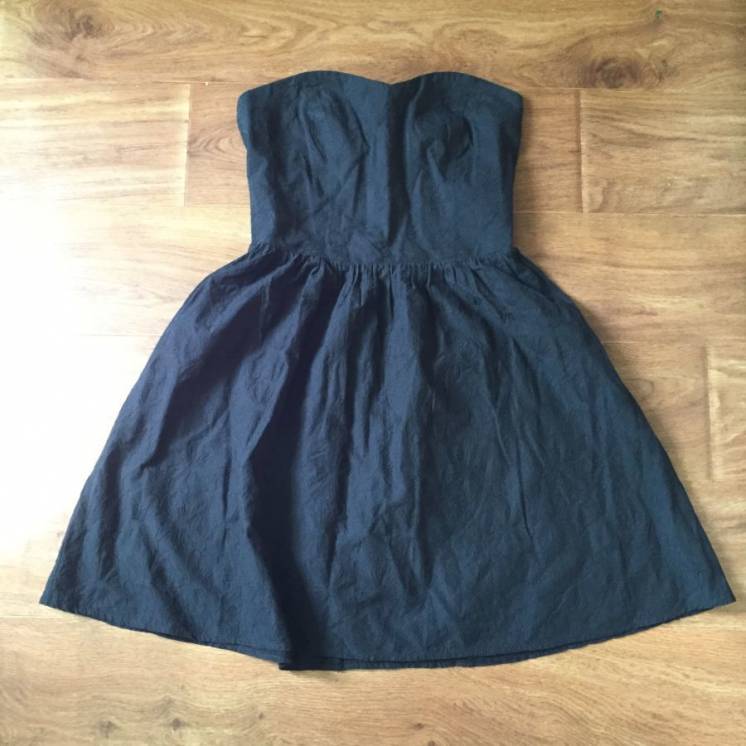 Платье-сарафан миди RiverIsland размер 10 черное