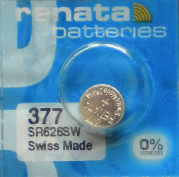 Батарейка Renata 377 SR626SW; 606; BA; 280-39; SB-AW; SR66
