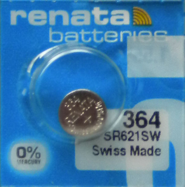 Батарейка Renata 364 SR621SW; 602; T; 280-34; SB-AG/DG; SR60