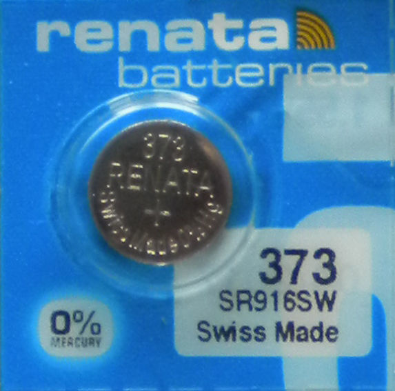 Батарейка Renata 373 SR916SW; 617; WA; 280-45; SB-AJ/DJ; SR68