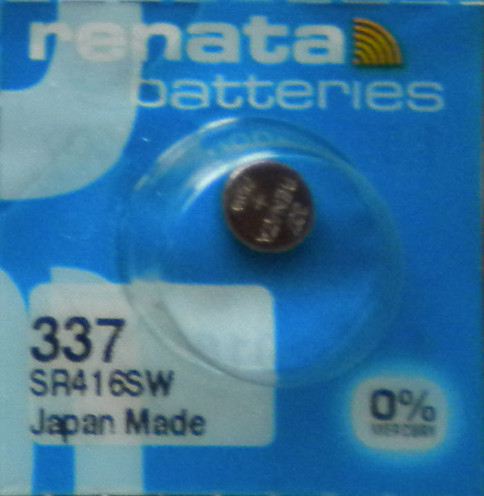 Батарейка Renata 337 SR416SW