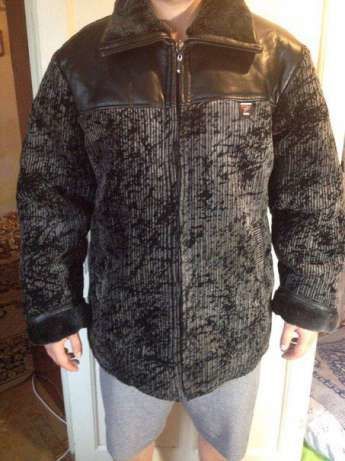 Мужскую вельветовая зимняя куртка Shuangge