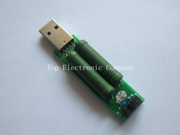 USB нагрузочный резистор Проверка заряд.устройств