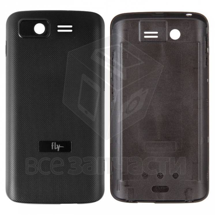 Задняя крышка батареи для  телефона Fly IQ440, черная, оригинал