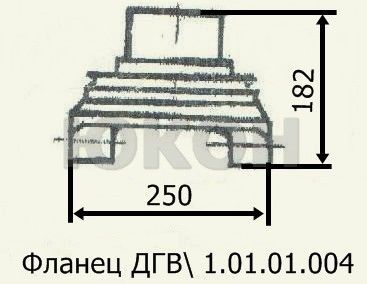 Фланец ДГВ 1.01.01.004 для гранулятора Б6-ДГВ