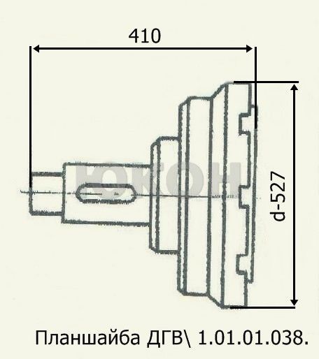 Планшайба ДГВ 1.01.01.038 для гранулятора Б6-ДГВ