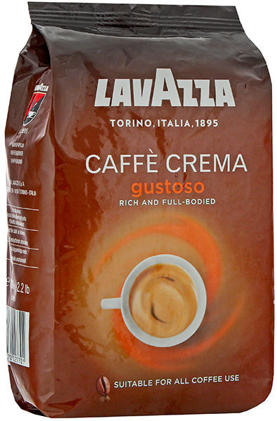Кофе в зернах Lavazza Caffe Crema Gustoso 1кг