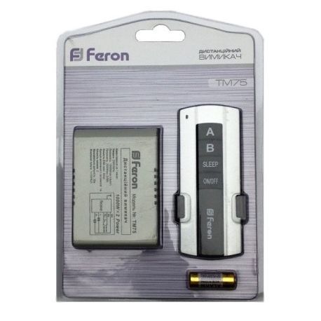 Дистанционный выключатель Feron TM75 на 2 канала